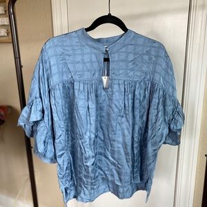 NWT | Joie | Sample Piece Blue Blouse